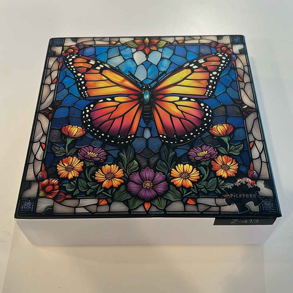 Butterfly Stained Glass Puzzle